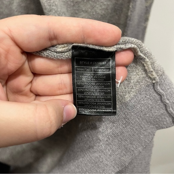 Cupcakes & Cashmere Cheyenne Leopard Jacquard Cardigan Sweater Lightweight Grey - Picture 6 of 11